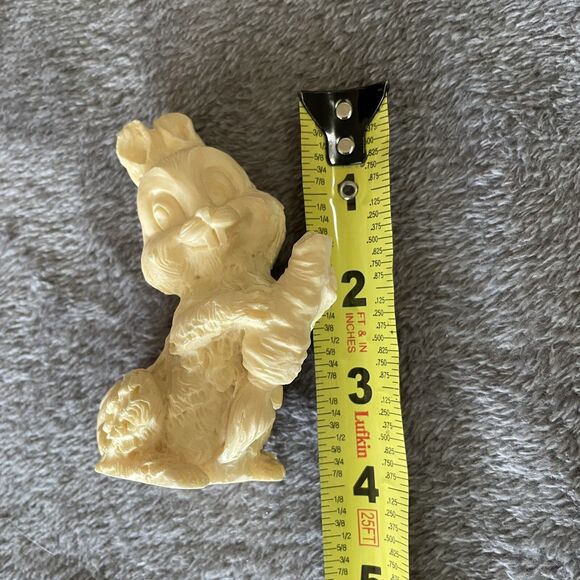 Sculptor A. Santini Bunny Rabbit 4" Ivory White Made In Italy Classic Figure VTG - Picture 4 of 12